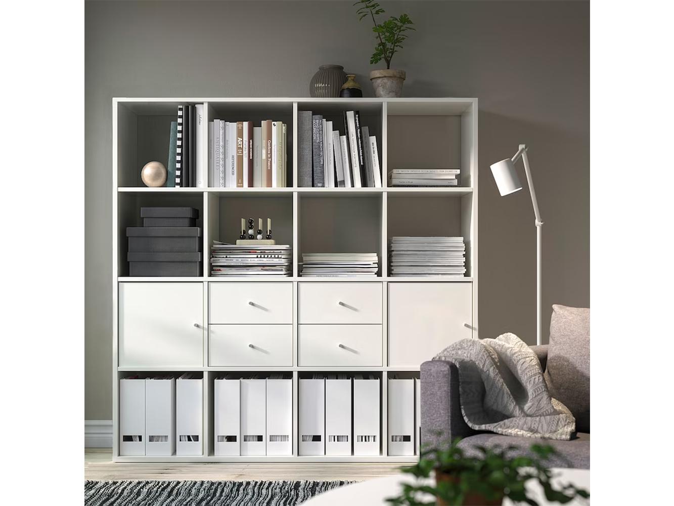 Стеллаж Каллакс 217 white ИКЕА (IKEA)  изображение товара